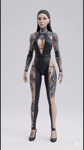 Munster Addams on Instagram: "Razor Candi #aiart #actionfigures #razorcandi"