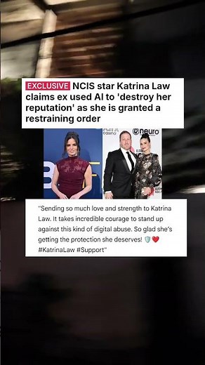 NCIS star Katrina Law claims ex used AI to 'destroy her reputation' as she is ... #celebrity