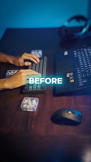 DIY Mod Keyboard Titan V with Bubble Wrap, Foam, and Tape