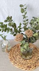 3M views · 23K reactions | Diy burlap flowers ✨ #diy #handmade #flowers #flower #home #lifestyle #homedecor | Peri Azizov | Facebook