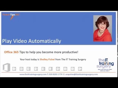 Play a Video Automatically in PowerPoint 2016