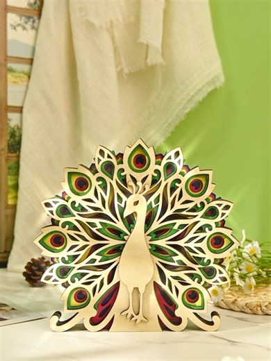 🦚Create with TOOCAA NOVA| Peacock Spread Layers 🌸 Spring vibes, laser-crafted elegance! This beautiful layered peacock was created with the TOOCAA NOVA-20W and our brand-new material: TOOCAA Color Board. The colorful layers bring a fresh touch of spring to any space. ✨ With NOVA‘s AI Material Recognition & Auto-Parameters Setting, you can say goodbye to manual calculations and tedious testing — just start creating instantly! 🌷 Spring Sale is coming soon — don’t miss the chance to save big! #T