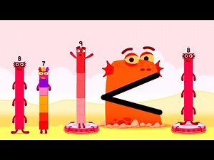 Numberblocks Magic Run Cartoon #1 - Learn Numberblocks 8 7 9 8 - Numberblocks Cartoon Game