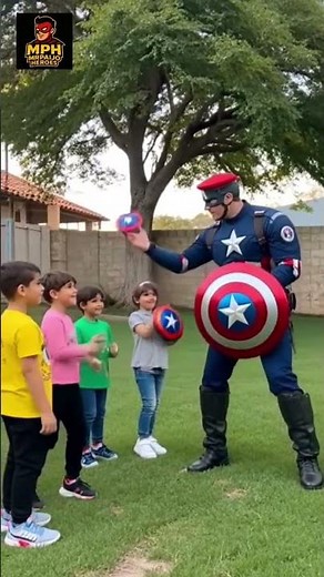Captain America Shield Catch Game! 🇺🇸🛡️ | Superhero Reflex Challenge