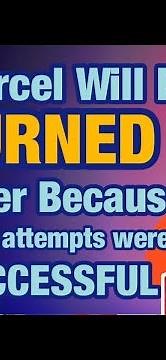 Parcel will be Returned to Sender because Delivery Attempts were Unsuccessful