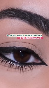 27K views · 141 reactions | How To Apply Inner Corner Eyeliner/kajal On Sensitive Watery Eyes (Tips & Tricks)  | Smitha Deepak | Facebook