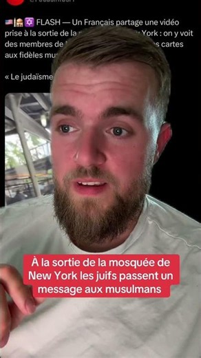 Jews leaving the New York mosque