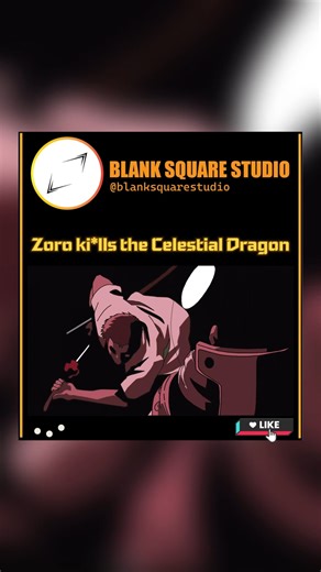BLANK Square Studio on Instagram: "OnePiece - Zoro vs Celestial Dragon (Fanmade) Edit Device - XP Pen Software - Krita ( #krita ) #onepiece #zoro #luffy #fanart #fananimation #celestialdragons #shorts"