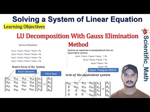 LU Decomposition/Factorization With Gauss Elimination Method With Example | Numerical Method