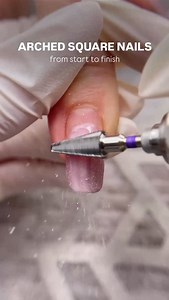 ✨ Just an aesthetic process of creating a perfect arched square with hard gel. On these nails, I always go with this technique — since they curve inward, other strengthening methods simply wouldn’t work. 💅 What do you think of the result? #hardgelstrengthening #hardgel #geloverlay #gelnails #nailstrengthening #nails #squarenails #archednails | Nail Mart USA