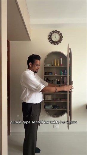 Mirror + Storage Unit | Smart Bedroom Design Idea