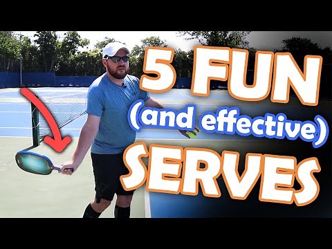 5 fun and effective pickleball serves you can do to impress your friends