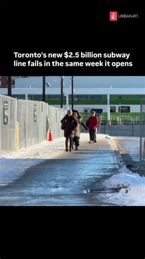 Urban411 on Instagram: "Years of construction and $2.5 billion later, the Finch West LRT can't handle a Toronto winter. 👎 #urban411 #toronto #416 #ttc #torontolife #torontonews"