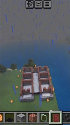 "It started raining while I was building a Bangladeshi-style structure in Minecraft."। #follower