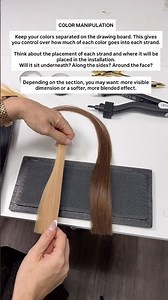 How to Make Custom Keratin Bonds | Color Blending & Dimension with a Drawing Board