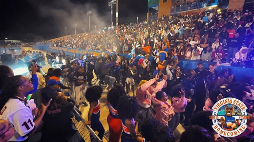 This is how WE do it. We kicked off Homecoming with our 2025 Lighting of the Stadium! The bright lights and fireworks brought new meaning to "WE LIT!" #GreaterHappensHere #VSUHC2025 | Virginia State University