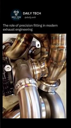 “Perfect Fit: How Exhaust Pipes Achieve Zero-Gap Precision 🔧🔥”