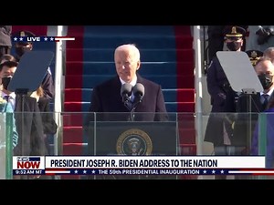 President Joe Biden delivers inauguration speech
