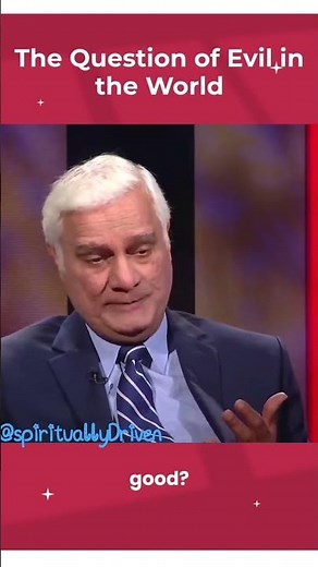 The question of good and evil in the world - Ravi Zacharias #spirituality #motivationalvideo