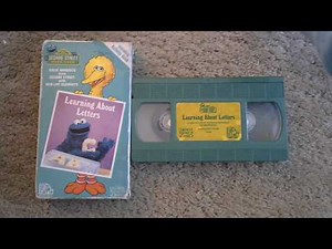 My Sesame Street Home Video: Learning About Letters (1986) VHS Green Tape (Full Video) Redo/True HQ