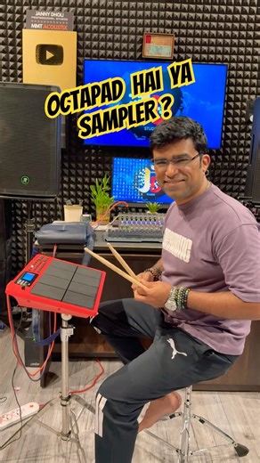 Octapad Hai Ya Sampler ? Rockstar Pad 20 Pro Advanced | Janny Dholi #trending #octapad #shorts