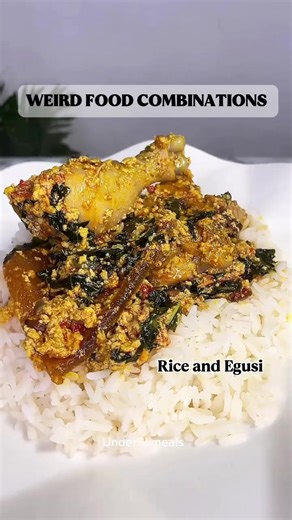 What weird food combination have you seen before and which one do you love eating? 📹📸: @under5kmeals