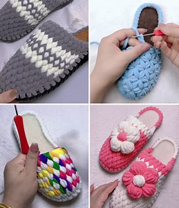 44K views · 1.2K reactions | Easiest Way to Crochet Slipper at Home :) | Simple Crafts | Facebook
