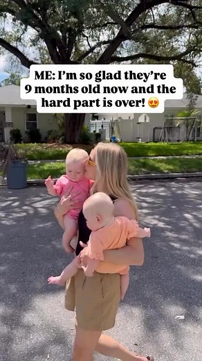 314K views · 17K reactions | The ending makes me laugh every time  I’ve heard it said, “Parenting doesn’t get easier - it just changes.” I’m already seeing this with our twins! What a journey it is! 凉❤️ #momsofinstagram #twinmomlife #momssupportingmoms | The Mum Crew | Facebook