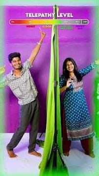 Telepathy challenge 🥳😍 #harishhatricks #comedy #harishjoshi #couples