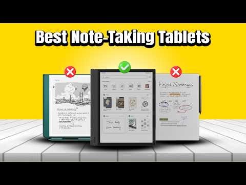 Best Note-Taking Tablets 2026 – Top Picks for Every Budget!