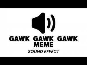 Gawk Gawk Gawk Meme Sound Effect