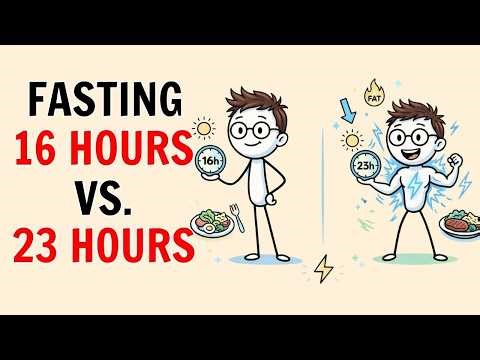 What Happens When You Fast 16 Hours (16:8) vs 23 Hours (OMAD)? | Science Explained