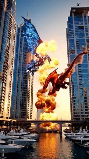 I Recorded This Dragon Battle in Dubai!!!!