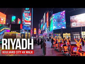 RIYADH, Saudi Arabia 🇸🇦 Boulevard Riyadh City | 4K Walking Tour