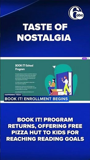 Taste of nostalgia: Book It! program returns with free Pizza Hut to kids for reaching reading goals