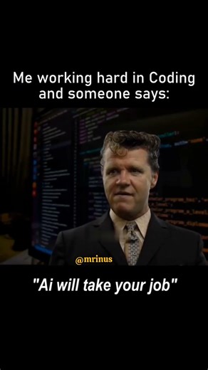 When Someone Says AI Will Take Your Job 😂 | Programmer Meme