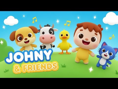 Johny and Animal Friends | Fun Animal Song for Kids