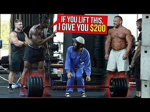 BODYBUILDER challenged CLEANER ANATOLY