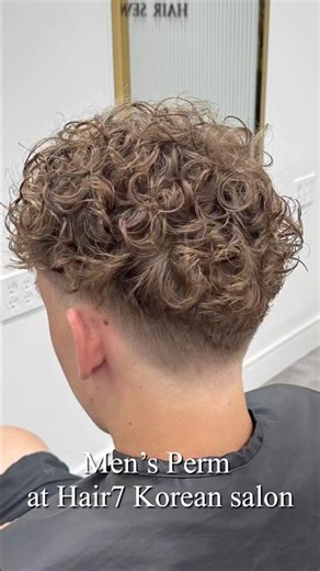 Men’s perm at Hair7 Korean salon
