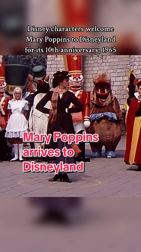 Mary Poppins at Disneyland's 10th Anniversary