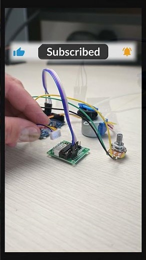 Arduino stepper motor 28byj-48 with potentiometer in simple steps