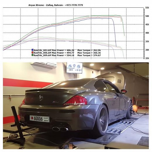 VRTuned BMW M6 V10 Dyno Test with Exotic Exhaust