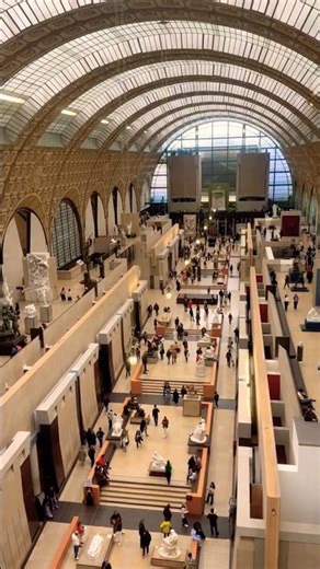 admiring the beauty inside Musee D’orsay ✨ #museedorsay #paris #art