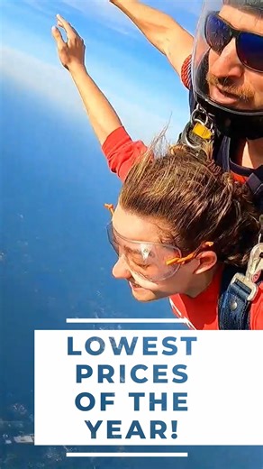 Black Friday is over, but we couldn't end the sale before YOU (yes, you!) got your hands on the best deal of the season! Our best prices on both tandem skydives AND our student program are now running through Cyber Monday (12/1)! Whether you want your first taste of freefall or you're ready to go all in and get licensed, this is your last chance to save big! Follow the link and secure your spot now! Purchase here: https://store.burblesoft.com/?dz_id=417&_gl=1*ams1v9*_gcl_au*MTAyNzQ1MTI3MC4xNzY0N