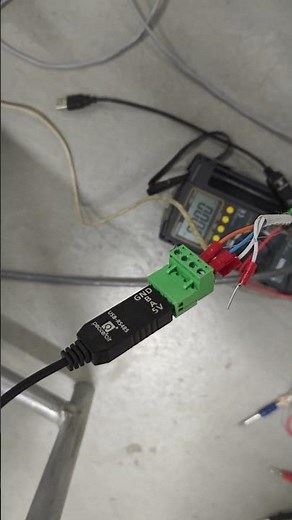 Modbus simulation in Modbus poll using USB to rs485 connector #modbuspoll#modbus #usb#automation