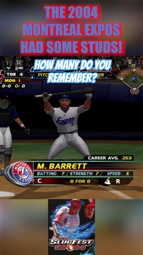 The 2004 Montreal Expos were LOADED ⚜️ | MLB Slugfest 2004 Retro Roster & Gameplay