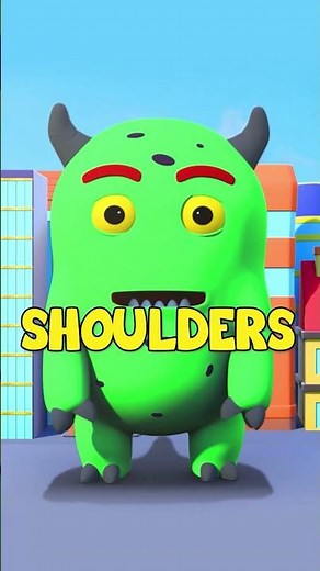Head Shoulders Knees Toes #kidsdance #shorts #nurseryrhymes #allbabieschannel #abcd