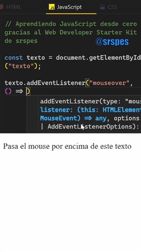 ¿Cómo crear un evento en JavaScript?