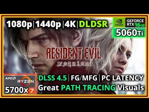 Resident Evil Requiem - Ryzen 7 5700X & RTX 5060 Ti 16 GB - FPS Test and Settings