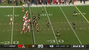 Austin Hooper's crisp route frees up 21-yard catch and run